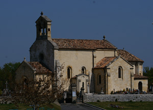 L'Eglise Saint Médard à Saint Médard d'Eyrans