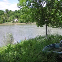 Pont Castet - La garonne