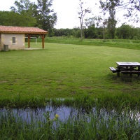 L'aire de Pique nique d'Isle Saint Georges