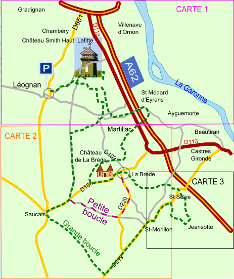 carte de Léognan
