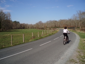 La route vers Saint Selve