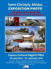 Exposition photo 2016 au village de Saint-Christoly Médoc