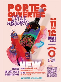 Affiche Portes OuvertesCotes de Bourg 2024