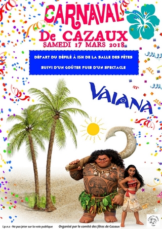 Affiche Carnaval du Teich  2018