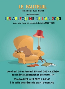 comedie-les-arlequins-del'an-2000 pièce théâtre hourtin 2023
