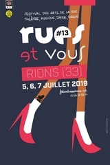 RIONS  : Festival Rues et Vous Festival des Arts de la rue  2019 en Gironde