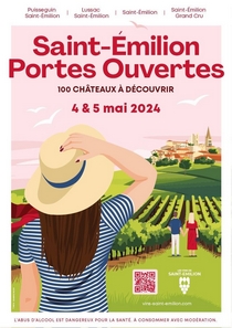Affiche Portes Ouvertes Saint-Emilion 2024