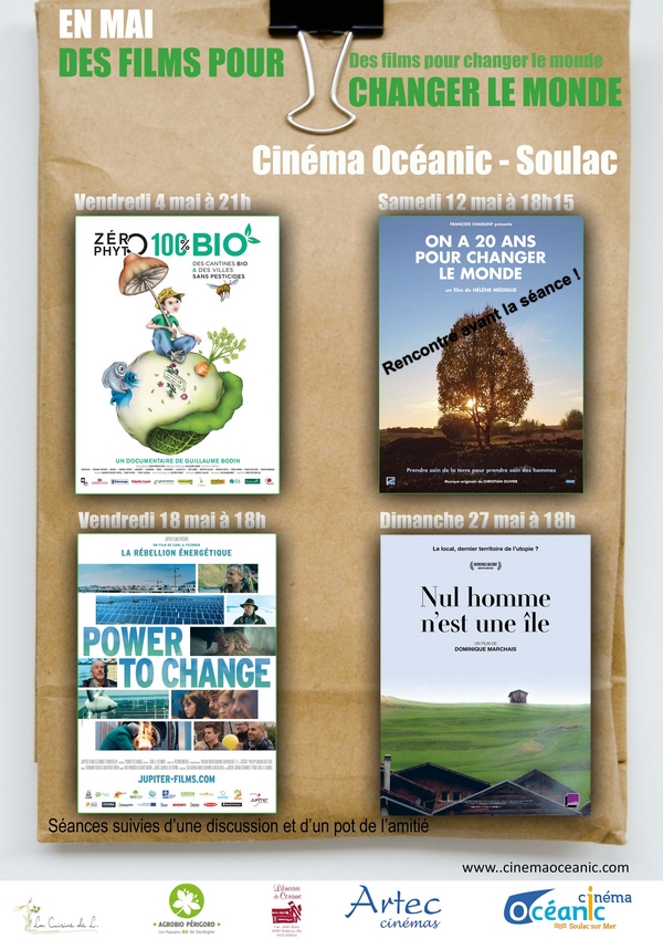 Des films pour changer le monde mai 2018