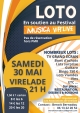 Affiche Loto excepetionnel de soutien au futur festival 2026 à VIRELADE le 30/05/2026