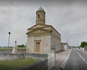 L'église Notre Dame à Arcins