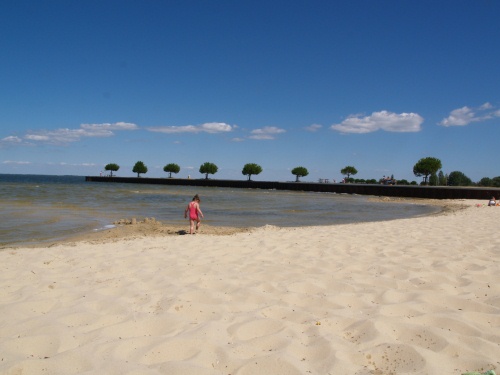 La plage de sable fin à Carcans Maubuisson