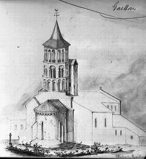 GAILLAN : Eglise de Gaillan-en-Médoc, clocher