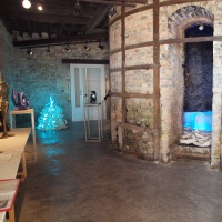 L'ancien four intérieur bien mis en valeur