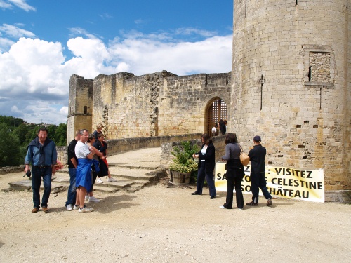 Visite guidée du château de Rauzan par l'office de tourisme