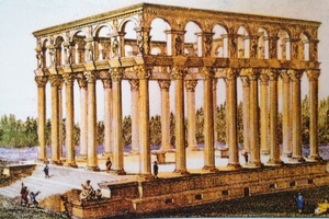 Temple des Piliers Tutelle détruit en 1677 par Louis XIV