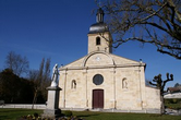 SAINT SELVE : l'église de SAINT-SELVE en Gironde